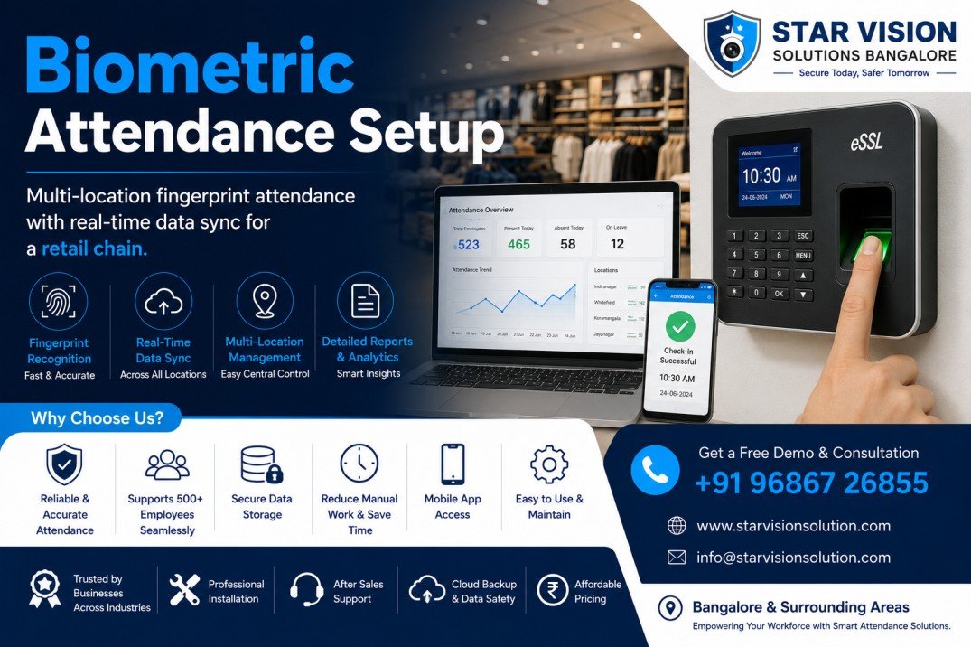 Biometric Attendance Setup in Mysore Karnataka