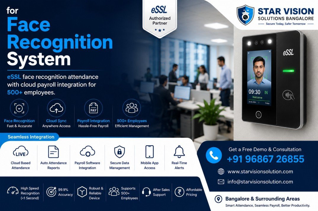 Face Recognition Biometric System in HSR Layout Bangalore